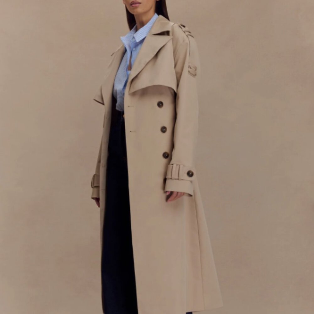 Meshki Lois Twill Trench